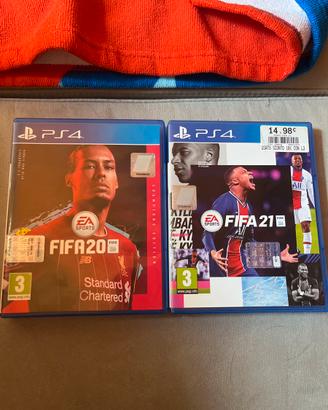 Fifa 20 Fifa 21, Lotto Giochi Playstation 4