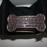 Cintura Frankie Morello Osso rosa strass Viola