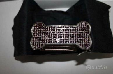 Cintura Frankie Morello Osso rosa strass Viola