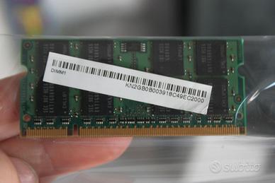 SAMSUNG 2 Moduli 2GB 2Rx8 PC3-8500S-07-10-F 2 KN2G