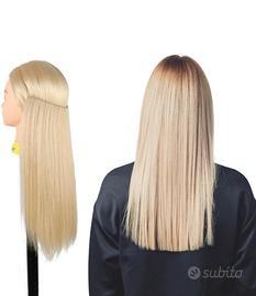 extension clip 45cm ser mulher biondo platino