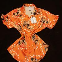 camicia stampada donna taglia unica