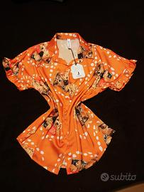 camicia stampada donna taglia unica