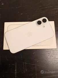 📱 iPhone 16 128GB Bianco – condizioni eccellenti