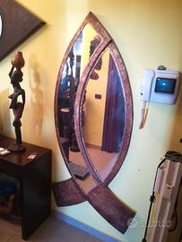 specchio da parete color bronzo marca Pintdecor