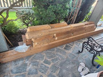 pergola addossata tettoia in legno 