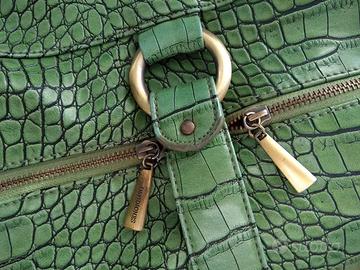 Borsa "Jacky&Celine" in finta pelle.
