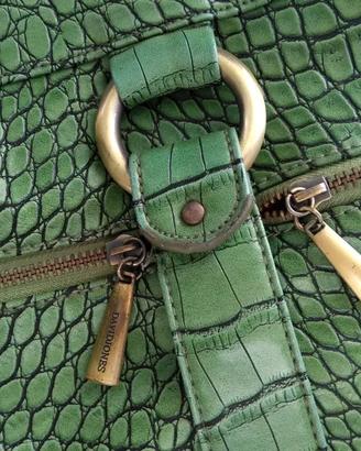 Borsa "Jacky&Celine" in finta pelle.