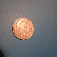 5 lire delfino del 1953.