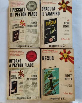 lotto 4 volumi Poket ed. Longanesi 1966/70