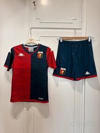Completo Gioco Calcio Kappa Genoa CFC 10A/140Cm
