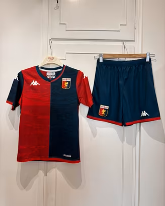 Completo Gioco Calcio Kappa Genoa CFC 10A/140Cm