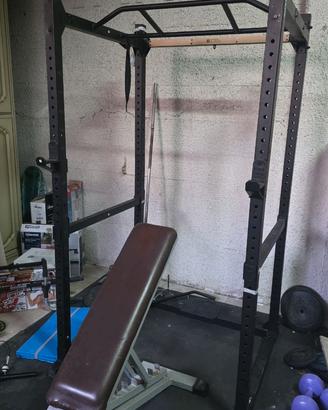 Corength Rack palestra 900 + attrezzi