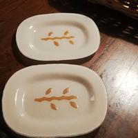 piatti vetro soffiato 2 pz cm 25x22