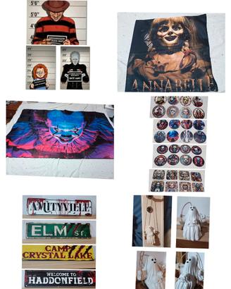 Varia oggettistica Horror X Regali Compleanno etc.