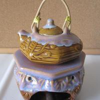 Antico bruciatore oli profumati candele portacande