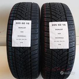 2 gomme 205 60 16 dunlop a816