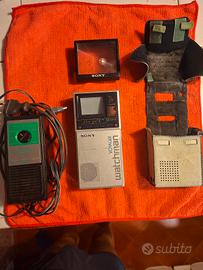 Mini TV portatile Sony Watchman Vintage