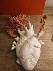 Vaso cuore anatomico SELETTI x Marcantonio 