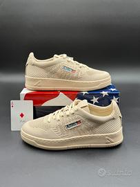 Autry sneakers medalist easeknit bianche panna, 38