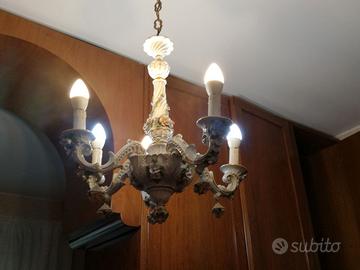 lampadario Capodimonte