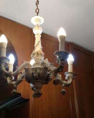 lampadario Capodimonte