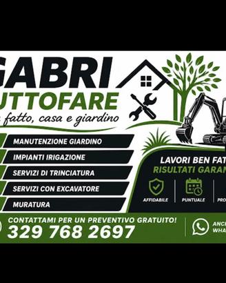 Artigiano Tuttofare-Giardinaggio e Muratura