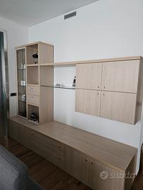 mobile soggiorno rovere chiaro