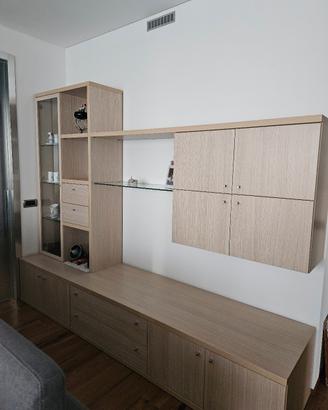 mobile soggiorno rovere chiaro