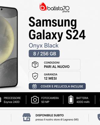 Samsung Galaxy S24 Onyx Black 8/256 Gb