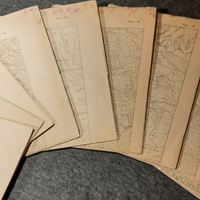 (VENDUTE) Antiche cartine Militari( guerra 15/18