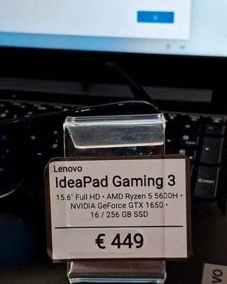 IDEAPAD GAMING 3 da 15.6 pollici