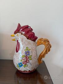 Brocca in ceramica “LACA SPOLETO” dipinta a mano