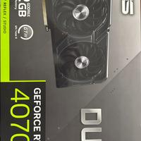 Asus RTX 4070 OC Dual 12gb