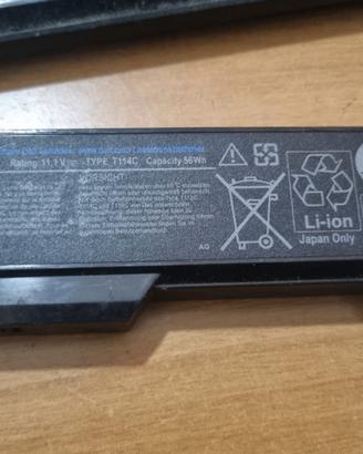 2580-Batteria PC Portatile Dell T114C