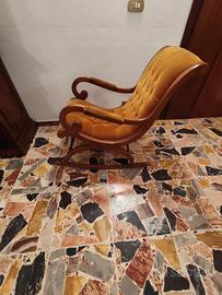 Sedia a dondolo  degli anni 70