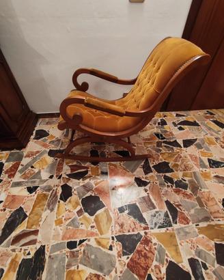 Sedia a dondolo  degli anni 70