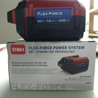 Batteria  Toro 7,5 ah da 60 volt flex force