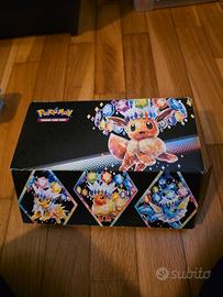 scatola eevee + lotto carte