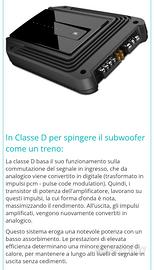 Amplificatore auto JBL GX-A3001