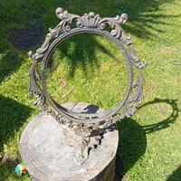 antica cornice ovale per specchio 