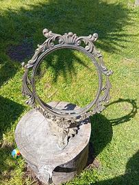 antica cornice ovale per specchio 