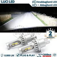 Kit Lampadine LED H4 per OPEL AGILA B Luce Bianca