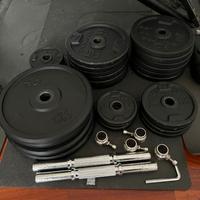 Dischi panca e attrezzi da palestra