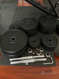 Dischi panca e attrezzi da palestra