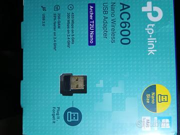 SCHEDA DI RETE TP LINK WIFI USB AC600