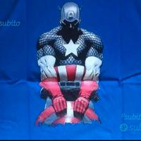 T-shirt originale Marvel di Capitan America NUOVA