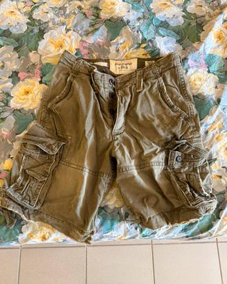 A&F Abercrombie & Fitch cargo shorts 30 usati