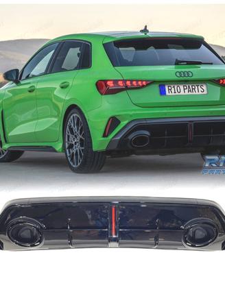 DIFFUSORE AUDI A3 8Y 25- LOOK RS3