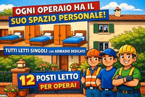 Casa per aziende 12 posti letto - 5 camere 4 bagni